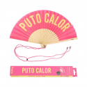 ABANICO PUTO CALOR ROSA